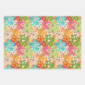 Kleurrijke African Blob Abstract Shapes Pattern Inpakpapier Vel (Voorkant)