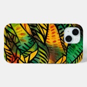 Kleurrijke African Print iPhone 15 Pro Hoesje (Achterkant (horizontaal))