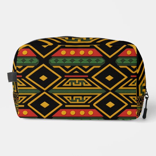 Kleurrijke Afrikaanse print Toilettasje (Voorkant)
