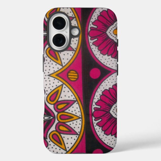 Kleurrijke Afrikaanse stof Motief Art Print Case-Mate iPhone Case (Achterkant)