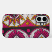 Kleurrijke Afrikaanse stof Motief Art Print Case-Mate iPhone Case (Achterkant (horizontaal))