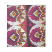 Kleurrijke Afrikaanse stof Motief Art Print Notitieblok (Voorkant)