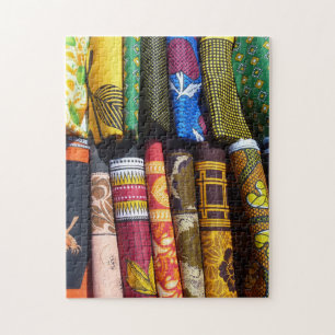 Kleurrijke Afrikaanse verbinding Legpuzzel
