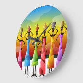 Kleurrijke Afrikaanse vrouwen met schepen Grote Klok (Hoek)