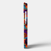 Kleurrijke Afrikaanse vrouwen op blauw Case-Mate iPhone Case (Achterkant / Links)