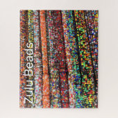 Kleurrijke Afrikaanse Zulu Beads Legpuzzel (Verticaal)