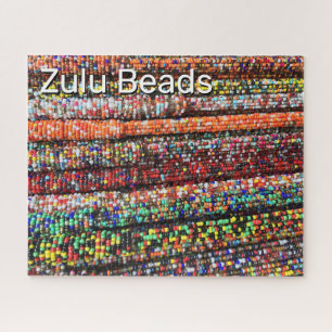 Kleurrijke Afrikaanse Zulu Beads Legpuzzel