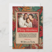 Kleurrijke Afro-Boho Prettig Kerstdagfeest  Feestdagenkaart (Voorkant)