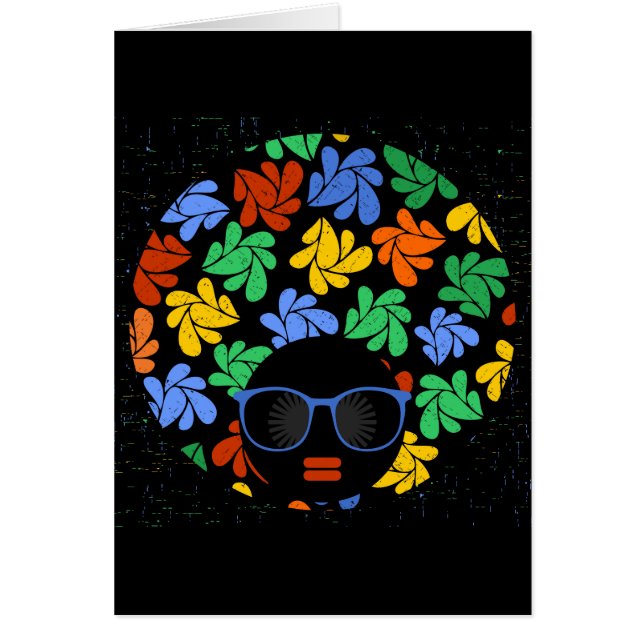 Kleurrijke Afro Liefde (Voorkant)