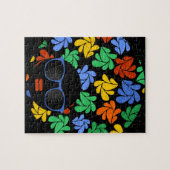 Kleurrijke Afro Liefde Legpuzzel (Horizontaal)