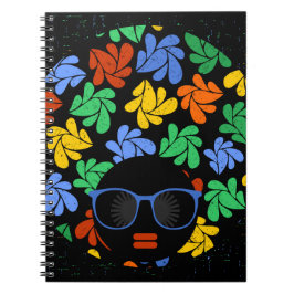Kleurrijke Afro Liefde Notitieboek