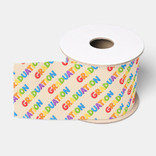 Kleurrijke Afstudeer  Grosgrain Lint