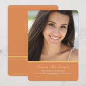 Kleurrijke Afstudeerfoto Aankondiging (Voorkant / Achterkant)