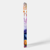  kleurrijke AI kunstbloemen gepersonaliseerd Case-Mate iPhone Case (Achterkant / Links)