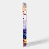 kleurrijke AI kunstbloemen gepersonaliseerd Case-Mate iPhone Case (Achterkant / Links)