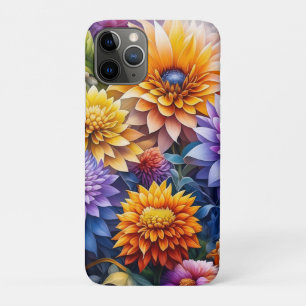  kleurrijke AI kunstbloemen gepersonaliseerd Case-Mate iPhone Case