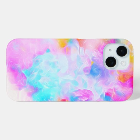 Kleurrijke Alcohol Ink Paint Swirl | Abstract Case-Mate iPhone Case (Achterkant (horizontaal))