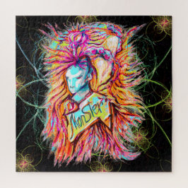 Kleurrijke Alien Monster Art Pen Tekening Fantasy Legpuzzel