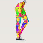 Kleurrijke All-Over-Print Leggings (Rechts)