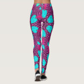 Kleurrijke All-Over-Print Leggings (Achterkant)