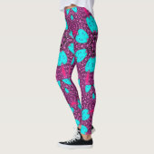 Kleurrijke All-Over-Print Leggings (Links)