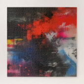 Kleurrijke allegorie Abstracte kunst Legpuzzel (Horizontaal)