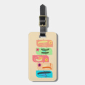 Kleurrijke Aloha Tegels Groet Bagagelabel (Voorkant verticaal)