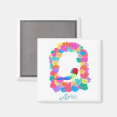 Kleurrijke Aloha vogel van Hawaï Magneet (Voorkant / Achterkant)