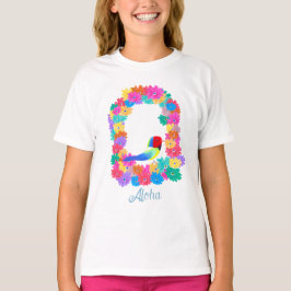 Kleurrijke Aloha vogel van Hawaï T-shirt