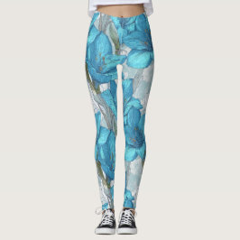 Kleurrijke Amaryllis Fantasie Actieve Krachttraini Leggings