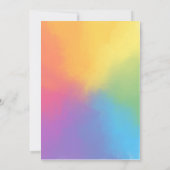 Kleurrijke Ambachten Tie Dye Schilderen Thema Verj Kaart (Achterkant)