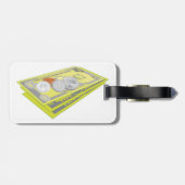 Kleurrijke Amerikaanse geld en munten Bagagelabel (Achterkant horizontaal)