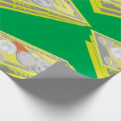 Kleurrijke Amerikaanse geld en munten Cadeaupapier