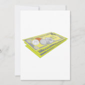 Kleurrijke Amerikaanse geld en munten Kaart (Voorkant)