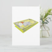 Kleurrijke Amerikaanse geld en munten Kaart (Staand voorkant)