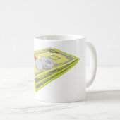 Kleurrijke Amerikaanse geld en munten Koffiemok (Voorkant rechts)