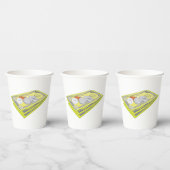 Kleurrijke Amerikaanse geld en munten Papieren Bekers