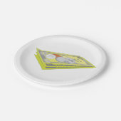 Kleurrijke Amerikaanse geld en munten Papieren Bordje (Gekanteld)