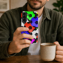 Kleurrijke Amerikaanse voetbal Samsung Galaxy Hoesje
