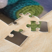 Kleurrijke Amigurumi Bunny | Schattige konijnenhaa Legpuzzel (Zijkant)