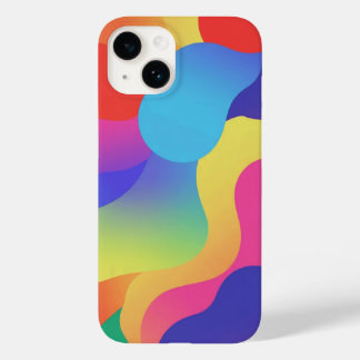 Kleurrijke Amorfe Vormen Case-Mate iPhone 14 Hoesje