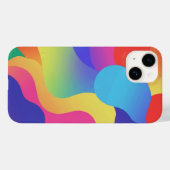 Kleurrijke Amorfe Vormen Case-Mate iPhone Case (Achterkant (horizontaal))