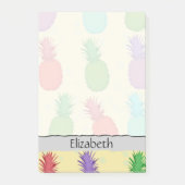 Kleurrijke anananassen, ananassoorten Patroon, Jou Post-it® Notes (Voorkant)