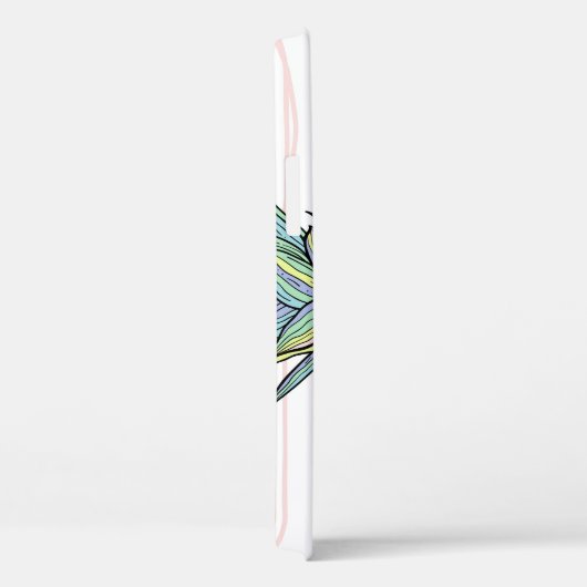 Kleurrijke  ananas illustratie. Case-Mate iPhone case (Achterkant / Rechts)