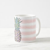 Kleurrijke ananas koffiemok (Voorkant rechts)