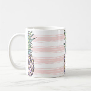 Kleurrijke  ananas koffiemok