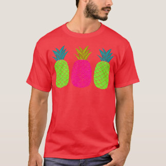 kleurrijke ananas t-shirt