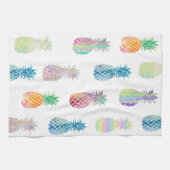 Kleurrijke ananas theedoek (Horizontaal)