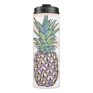 Kleurrijke ananas thermosbeker