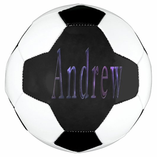 Kleurrijke Andrew Naam, Voetbal (Voorkant)